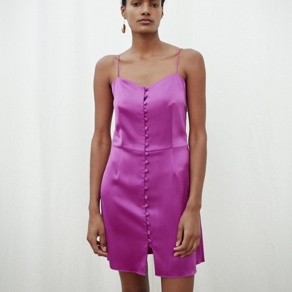 NWT Nanuska satin mini dress - Picture 2 of 7